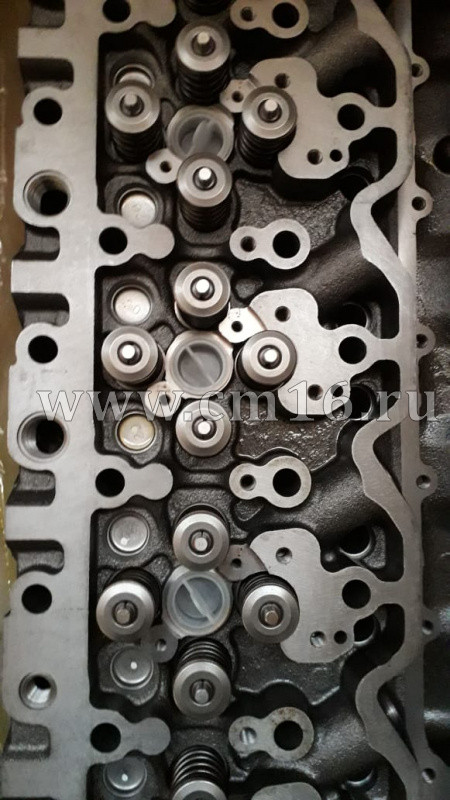 4936081/2831474/3977225/3977221/5361593 Головка блока цилиндров V=5.9/6.7 в сб. ISBe,ISDe (О+)