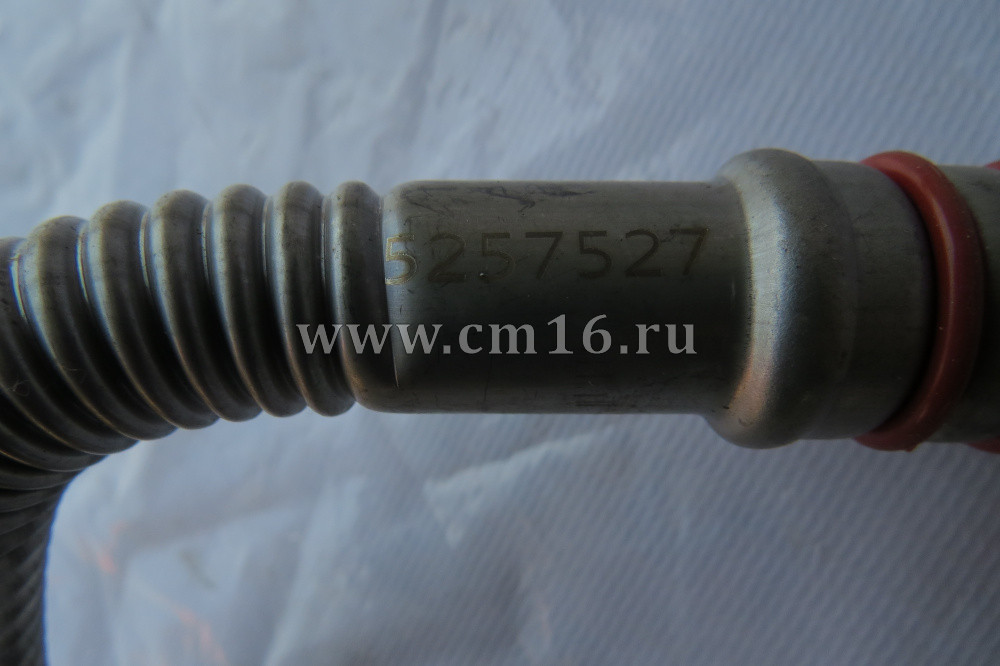 5257527 Трубка слива масла с турбины ISF3.8 (С)