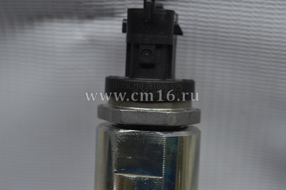 5259689/0445224013 Рампа топл.форсунок с датчиком ISF3.8 0445224013 (О+)